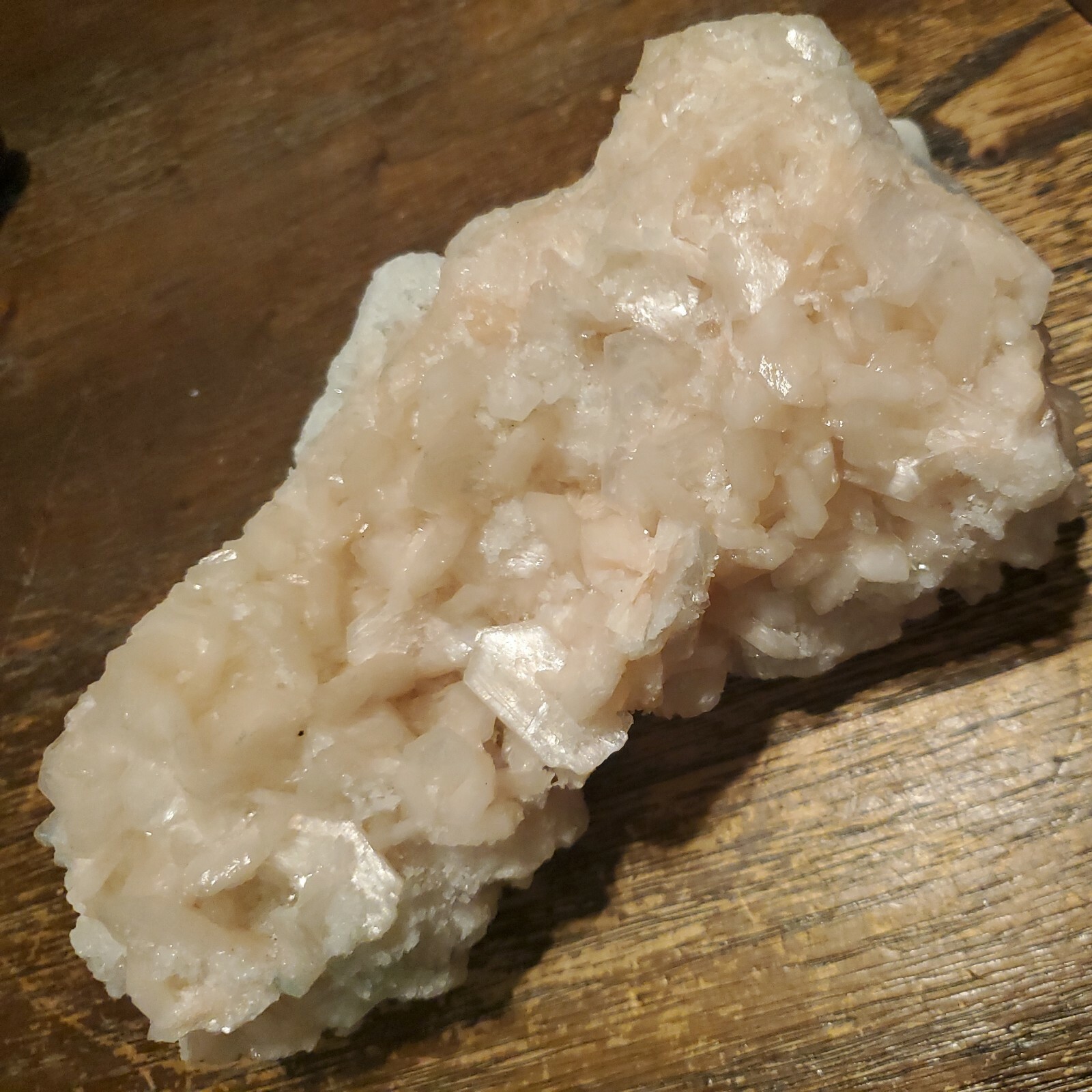 Calcite Stilbite Chalcedony Specimen Approx 7.5in x 4in x 3in, 2lb 12oz