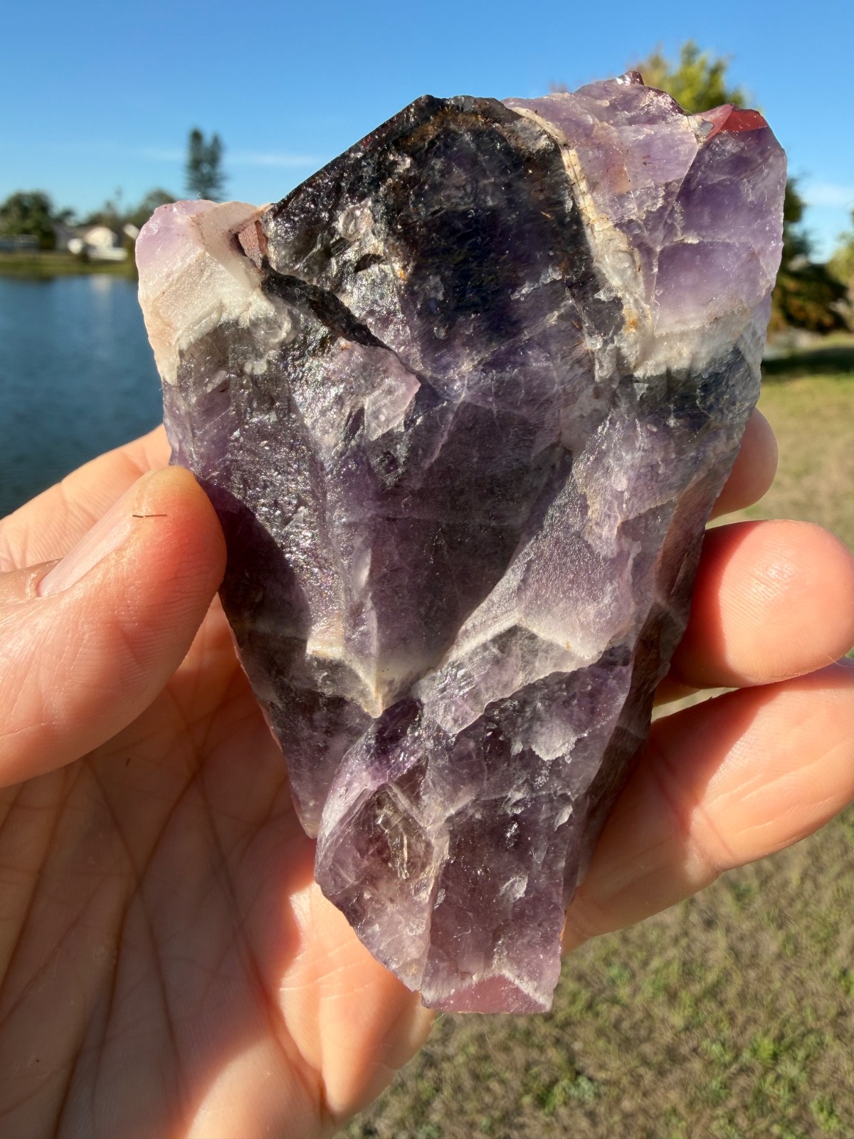 Auralite 23 Crystal Chunk from Canada 215 grams 4″