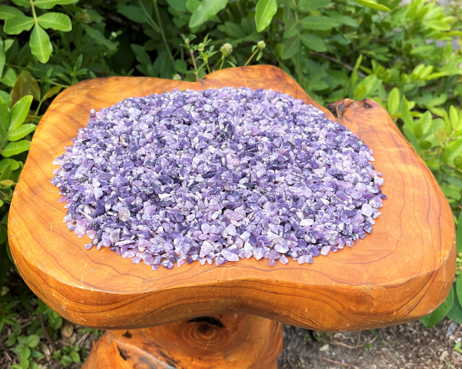 Lepidolite Semi Tumbled Gemstone Chips 5-10 mm Wholesale Lots (Lepidolite Chips)
