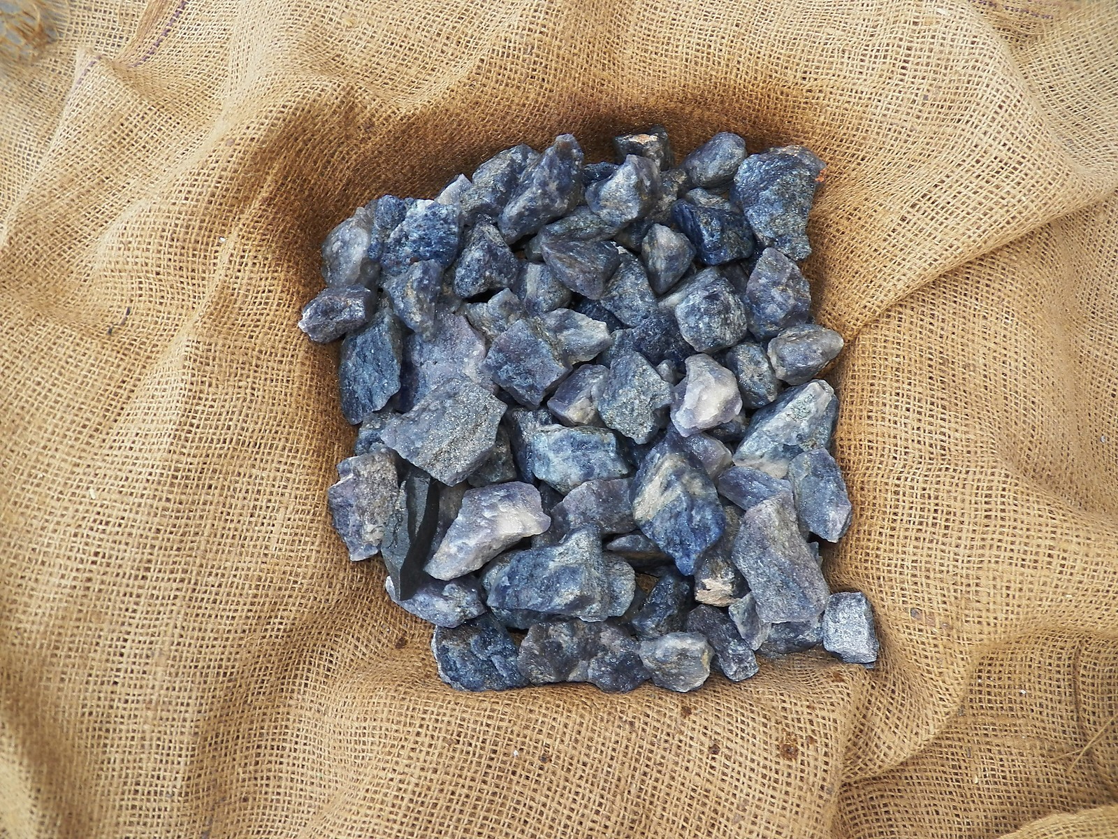 2000 Carat Lots of Iolite Rough – Plus a FREE Faceted Gemstone