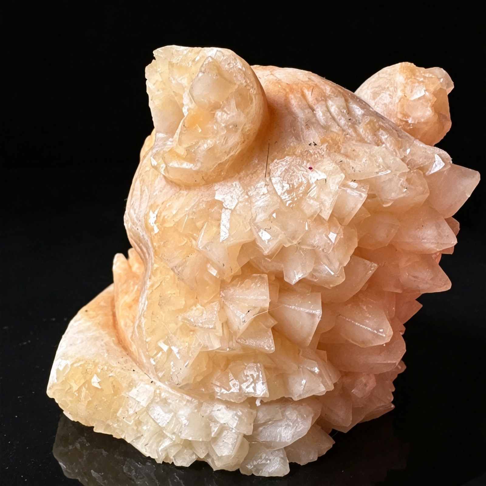 Collectible Quartz & Calcite Rat Head Carving | Hand Carved Crystal Specimen Art
