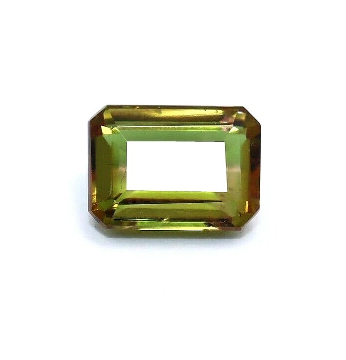 Alexandrite Emerald Cut Multi Color Changing Stone Loose Gemstone9-10 CT