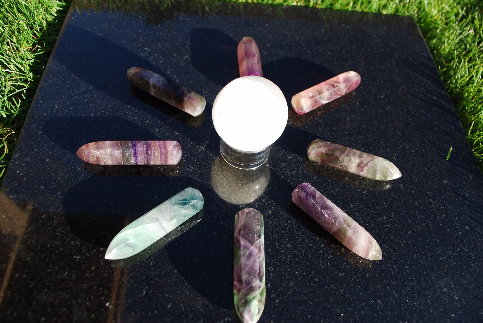 Selenite Crystal Sphere of Psychic Awareness™ POWERFUL 2″ – 2.5″ – ZENERGY GEMS™