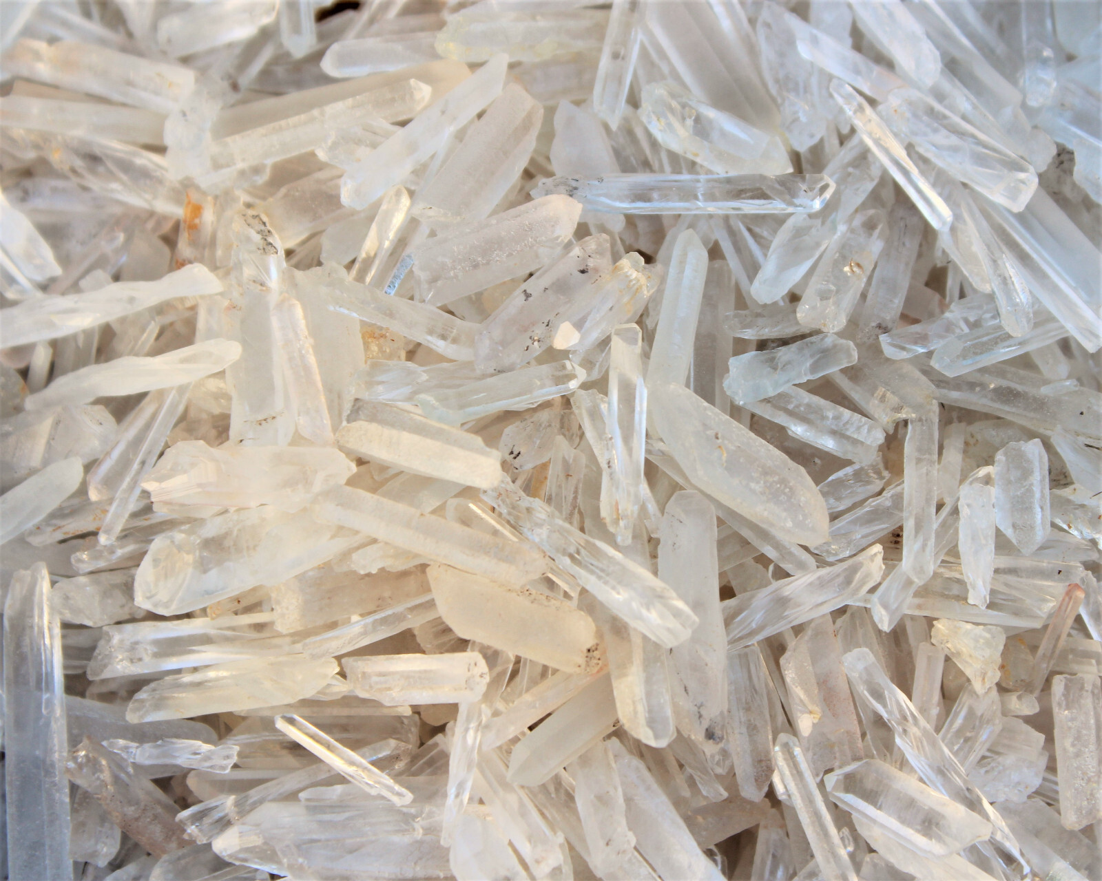 Tiny Natural Matchstick / Jewelry Quartz Crystal Points 50 Gram Lot (1.76 oz)