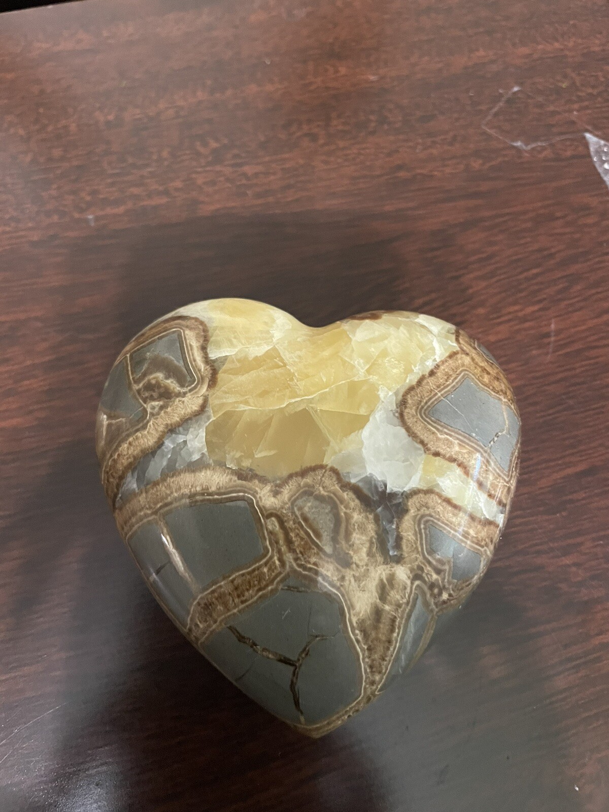 Crazy Lace Agate Solid Heart Carving Beautiful Veining – Valentines