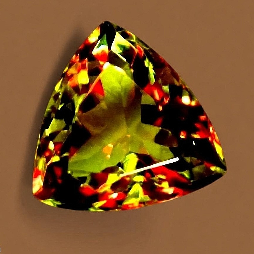 10 Ct Natural Alexandrite Color Changing Loose Gemstone Trillion Cut