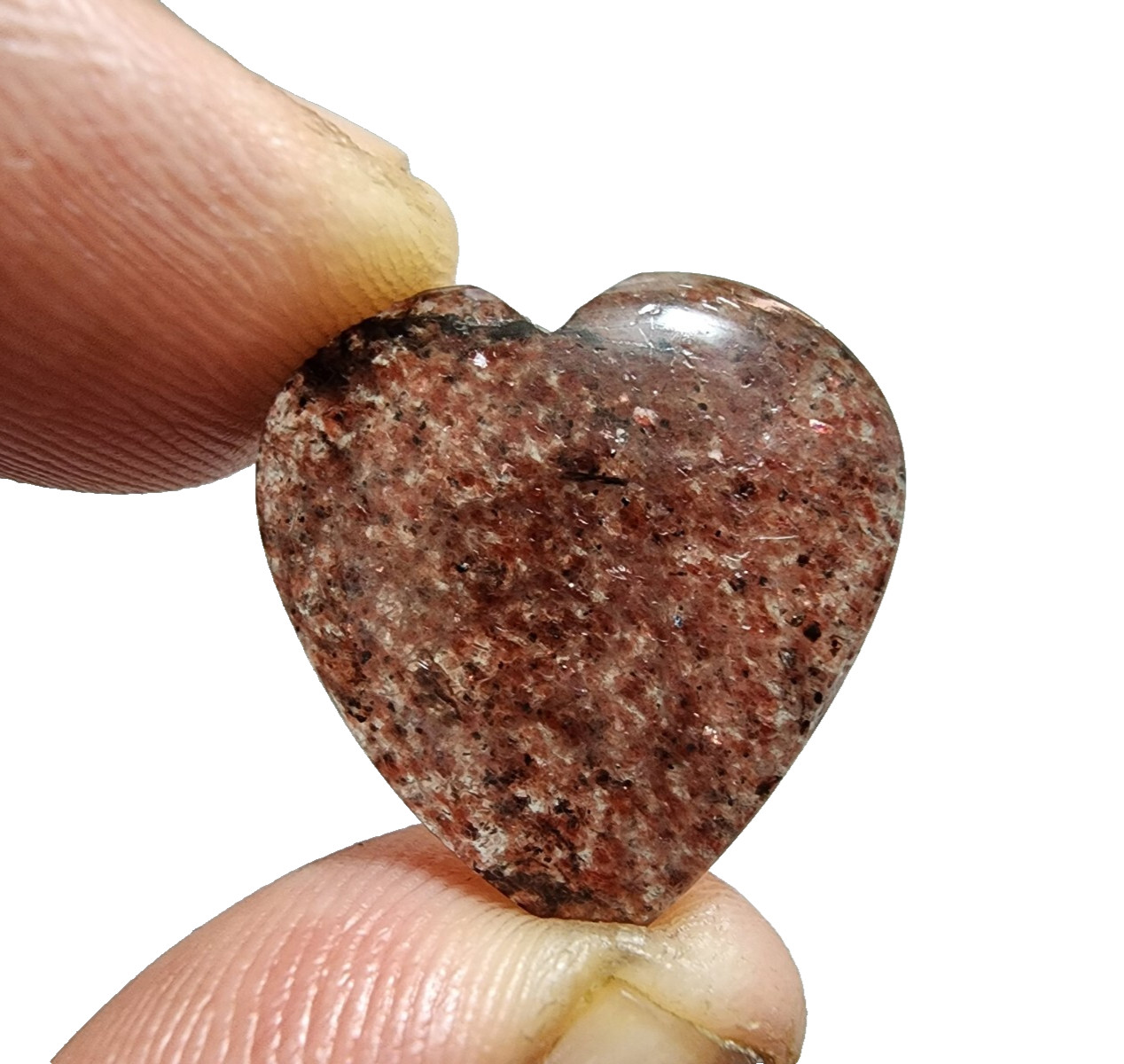21 Crt Fantastic Strawberry Quartz Crystal Heart Shape Gemstone Cabochon Jewelry