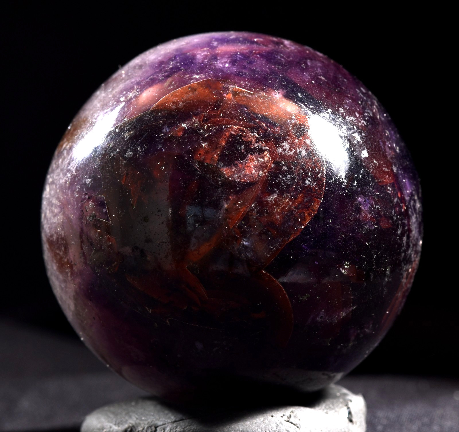 Super seven melody stone evil eye sphere psychic spiritual elevation#1131