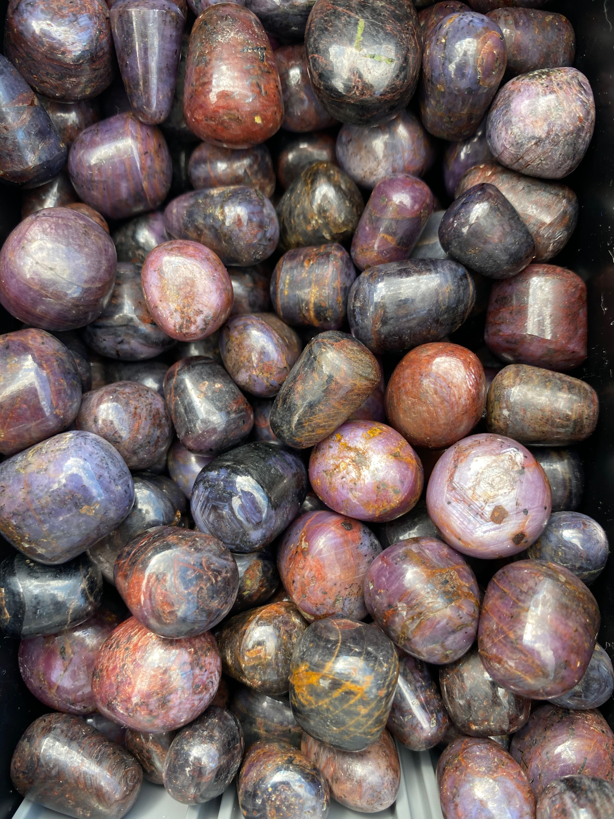 Star Ruby Sapphire Corundum Tumbled Stone – Natural Ruby & Sapphire Gemstone