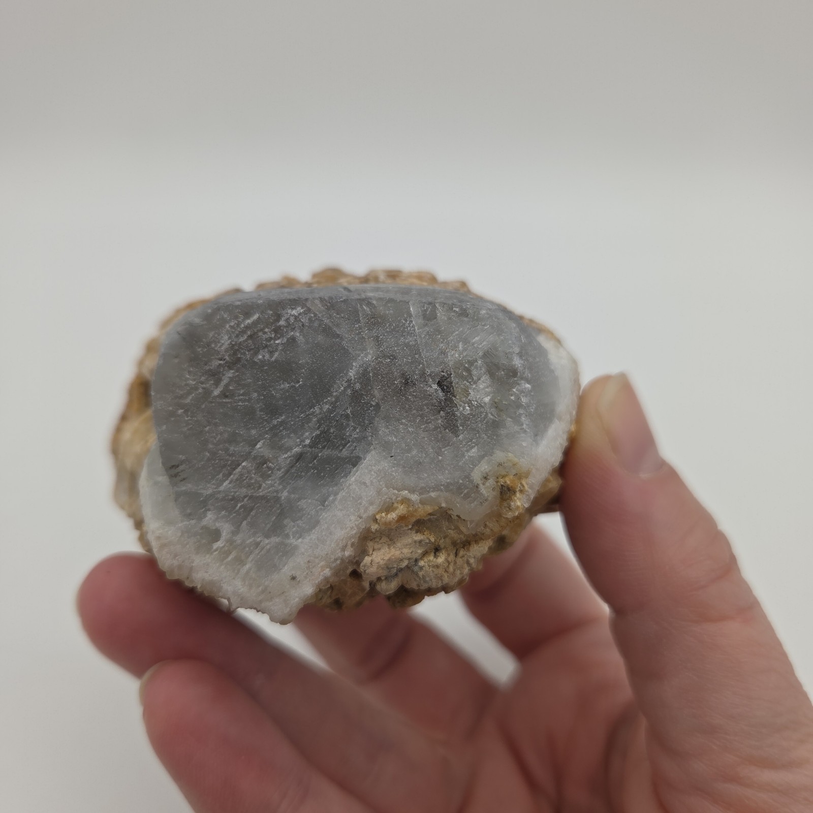 Hand Carved Mineral Quartz Crystal Cluster Specimen Brown/Gray Groot Hedgehog