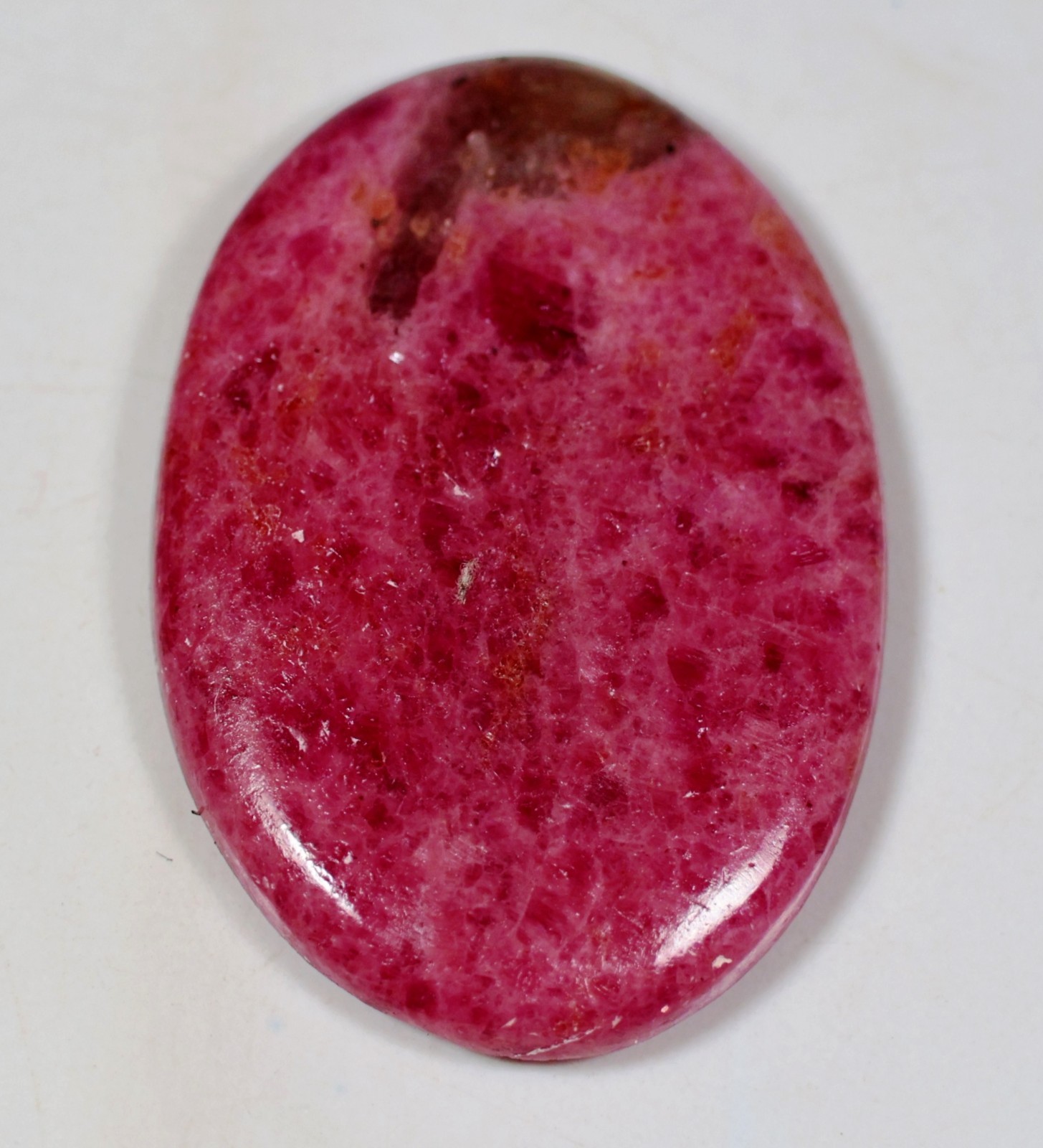 44 Ct 4X23X34 mm Natural Designer Rhodonite Ovel Cabochon Gemstone HT-299