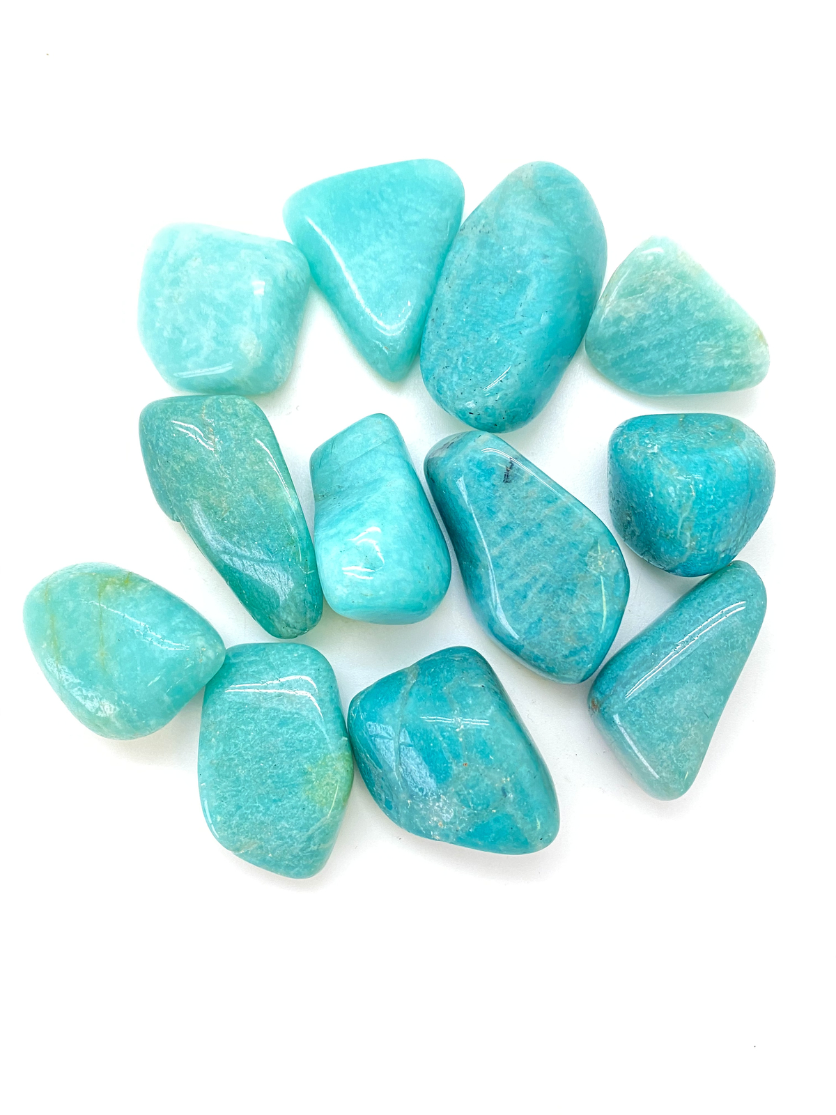 Amazonite Tumbled Stone – Polished Natural Amazonite Crystal from Mozambique