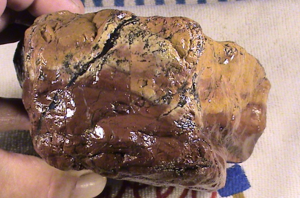 Red and Yellow Jasper Agate Solid Rough Lapidary Rock, 5 LBS, 2 OZ, #R367