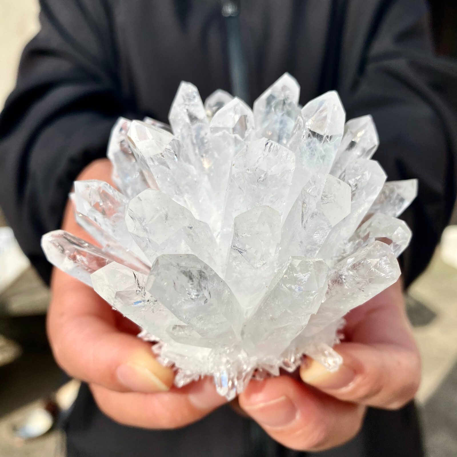 1pc A lot New Find White PhantomQuartz Crystal Cluster MineralSpecimen