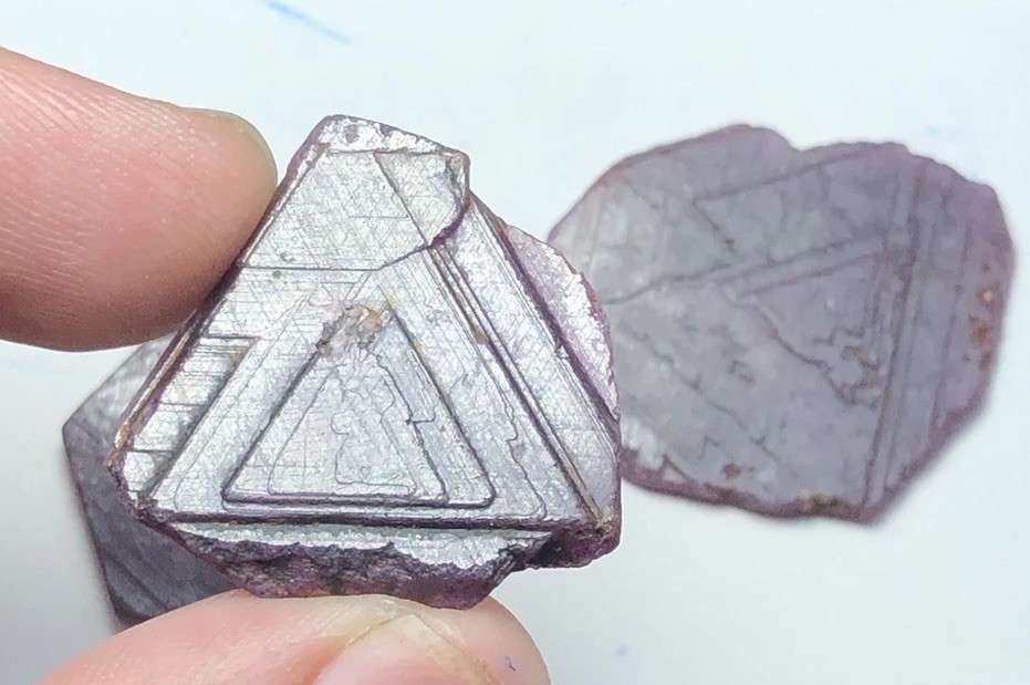 93 Ct/ 3 Pieces Natural Terminated Record Keeper Ruby Crystal Collection Piece