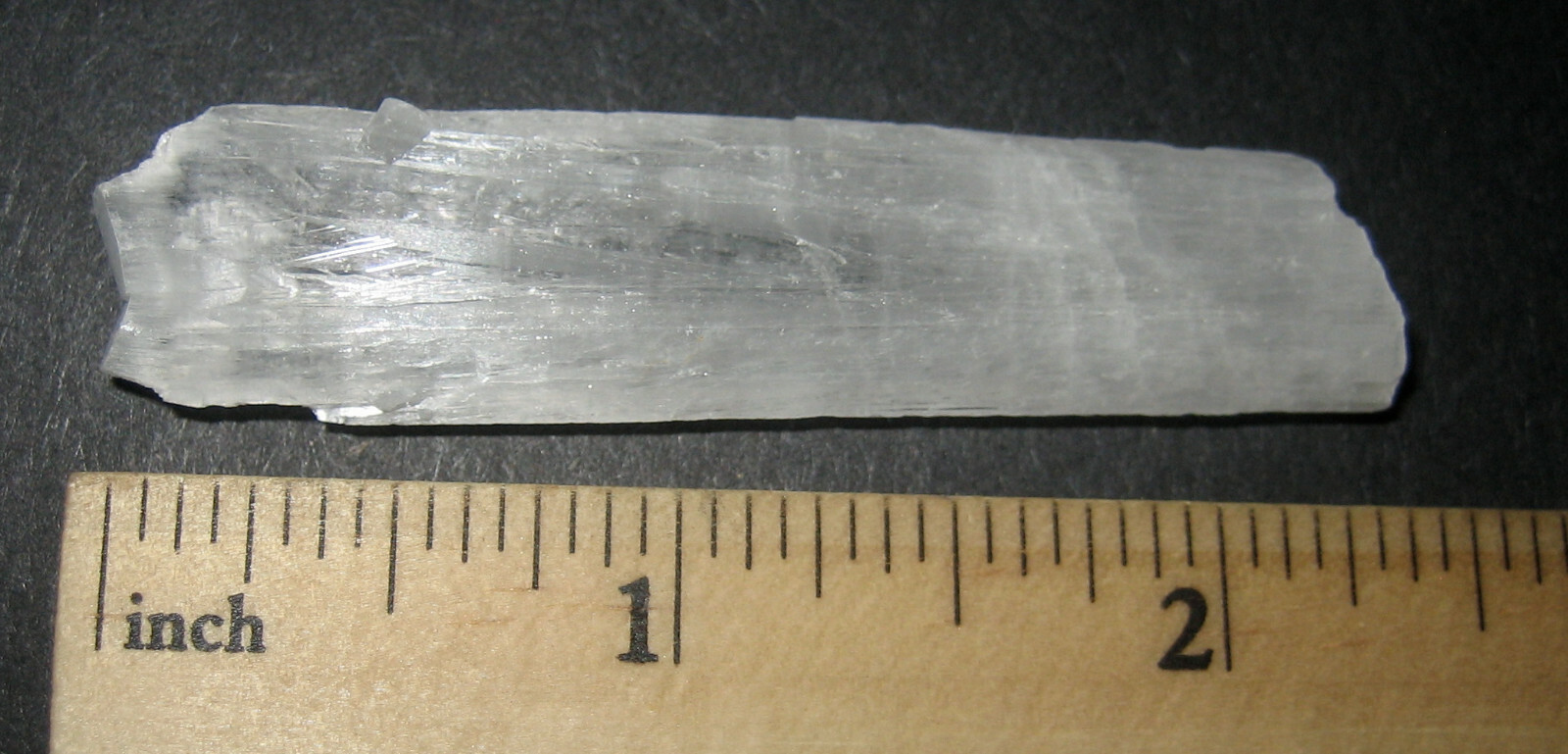 2.3″ BEAUTIFUL NATURAL ROUGH SCOLECITE CRYSTAL POINT TIP FROM INDIA ~ 8.9g *10