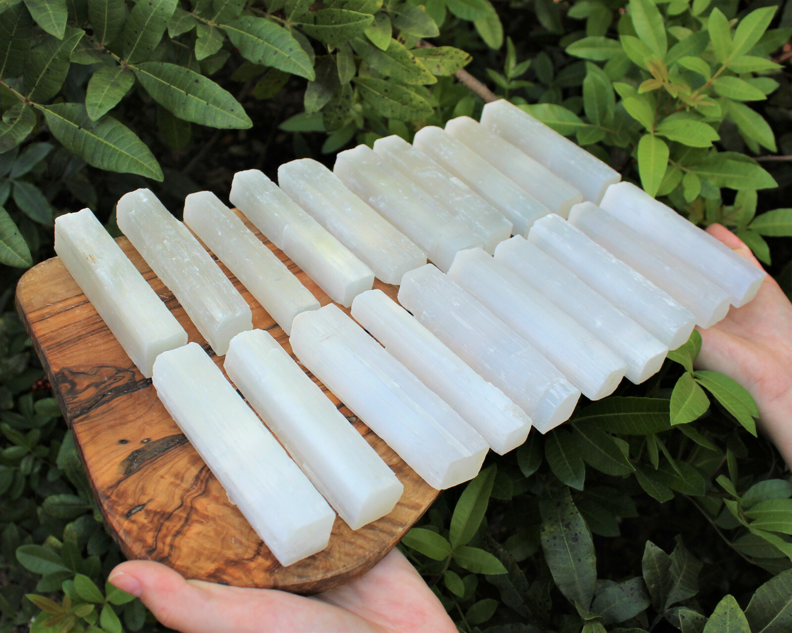 4″ Selenite Sticks Wholesale Bulk Lot: Choose oz or lbs (Chunky Wands Crystals)