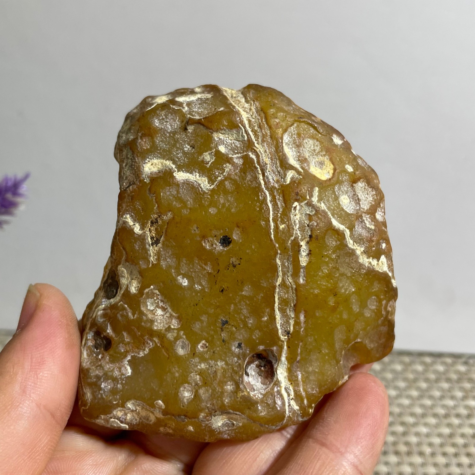 107g Gobi Agate Eye Agate/Crystal raw stone Madagascar