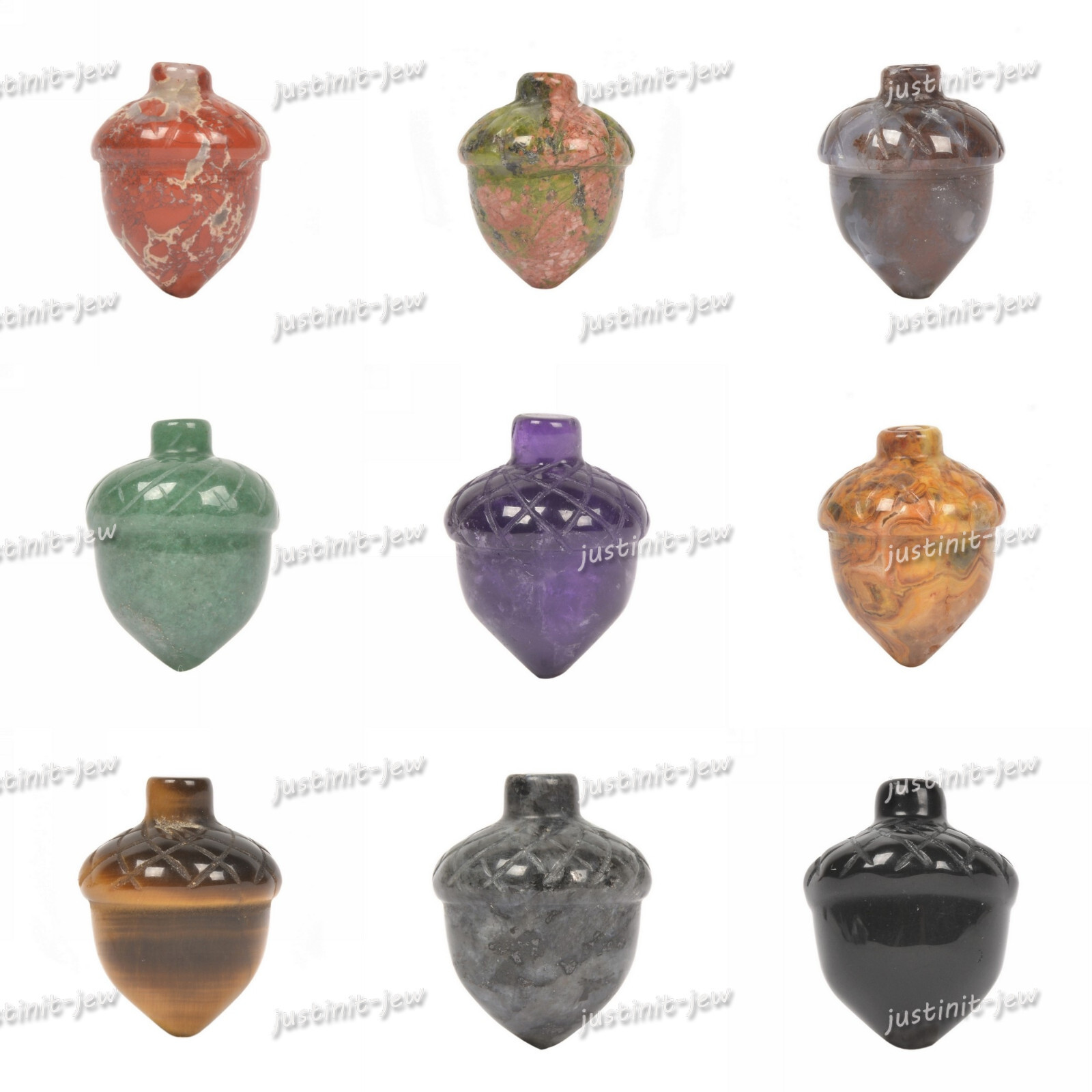 25mm Rock Gemstone Healing Crystal 1 inch Mini Filbert Pocket Stone