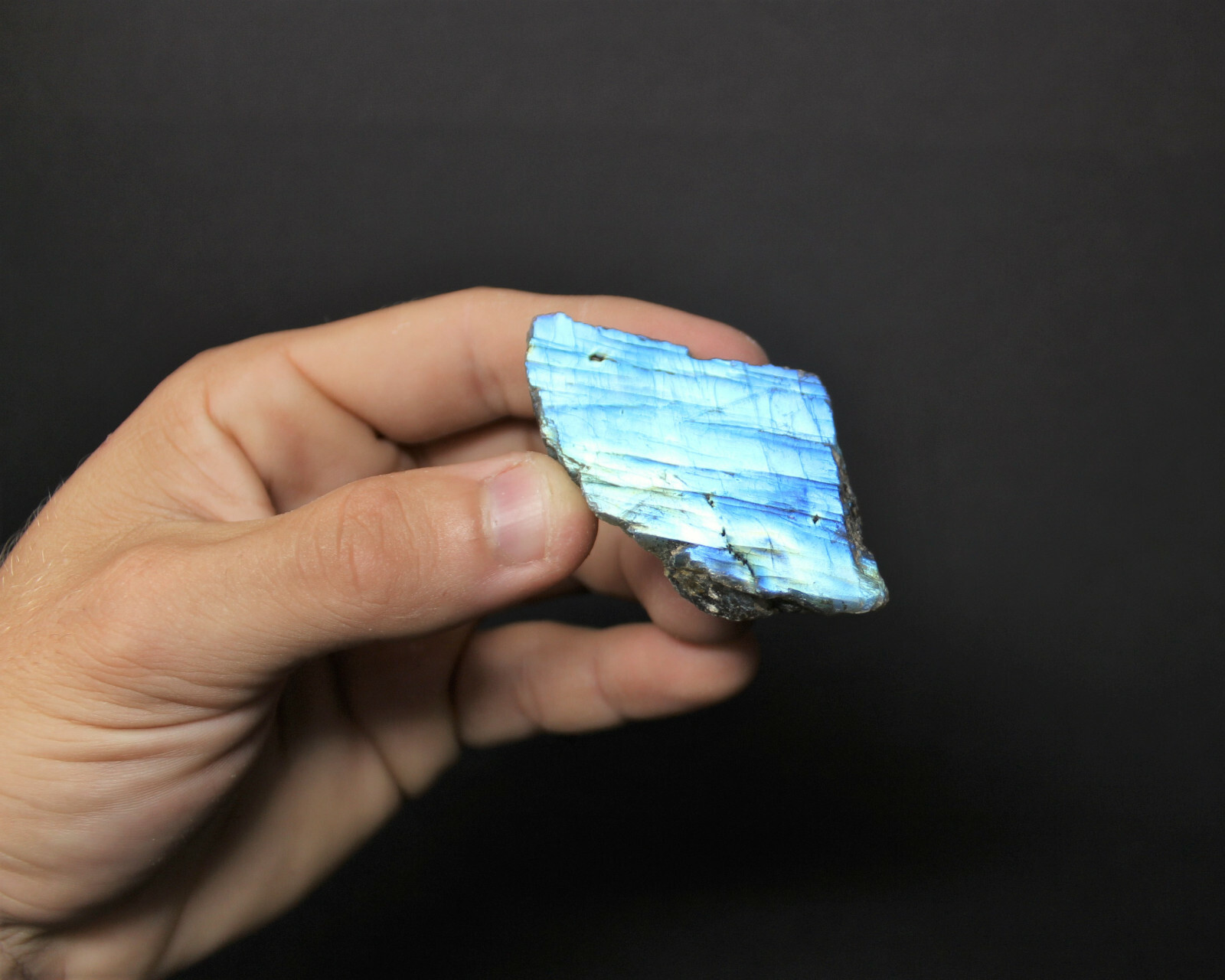 1 lb Wholesale Lots Natural Labradorite Slab / Slice Polished Face 8 – 14 Peices