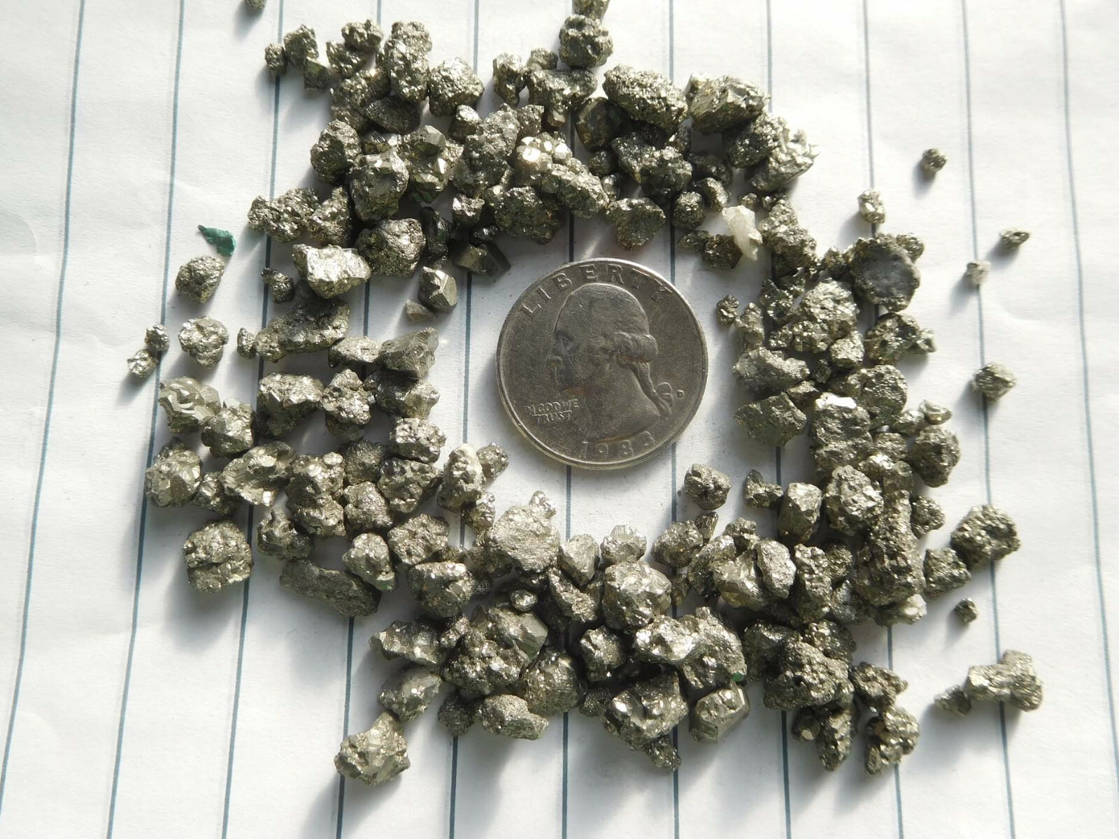 Pyrite – Medium Chips – no powder 100% Crystal – Third Eye Solar Stone of Luck