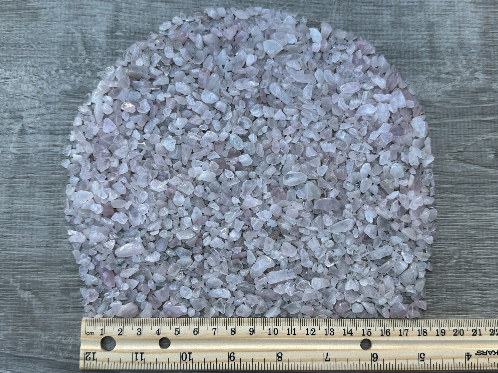 Grade A++ Rose Quartz Semi Tumbled Gemstone Large Chips 3-12mm, Wholesale Bulk
