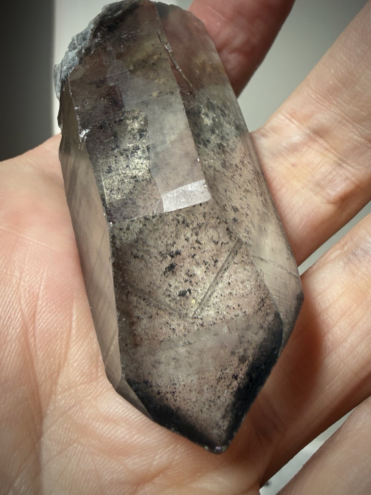 Phantom Quartz Crystal Lemurian Quartz Brazil Inclusion Quartz Phantom Inclusion
