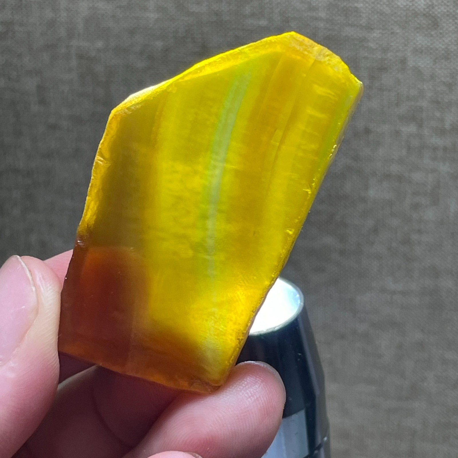 Fluorite stone – Polished Rainbow Fluorite Stone Slab home decor 45g E3970