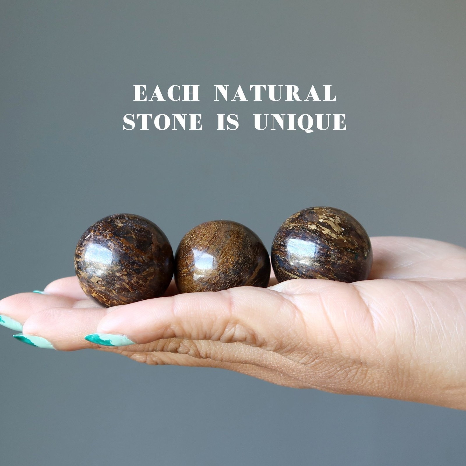 Bronzite Sphere Modern Warrior Winner Crystal Ball Golden Brown Gemstone