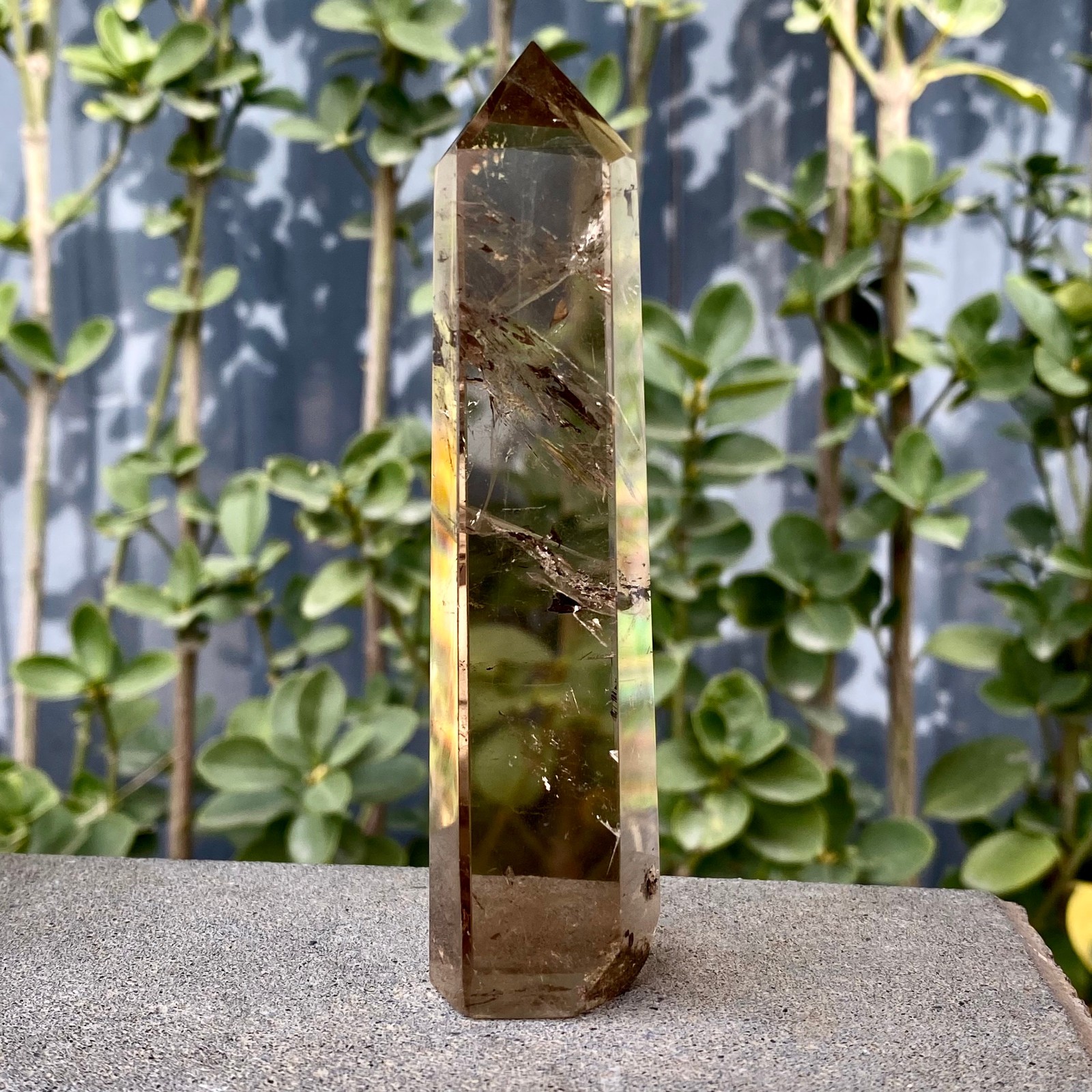 148G Natural White crystal pillar quartz crystal reiki healing