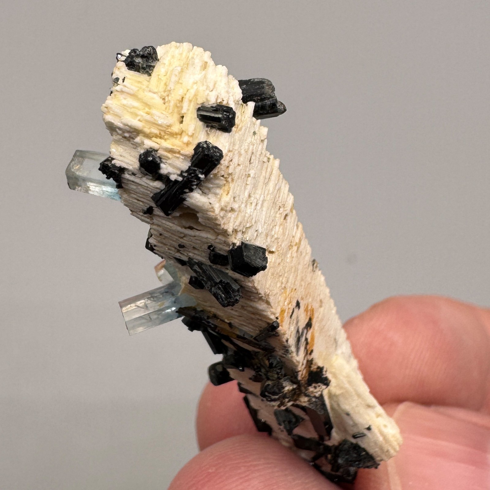 Aquamarine, Schorl, Feldspar Combo from Erongo, Namibia – Fine Mineral Specimen
