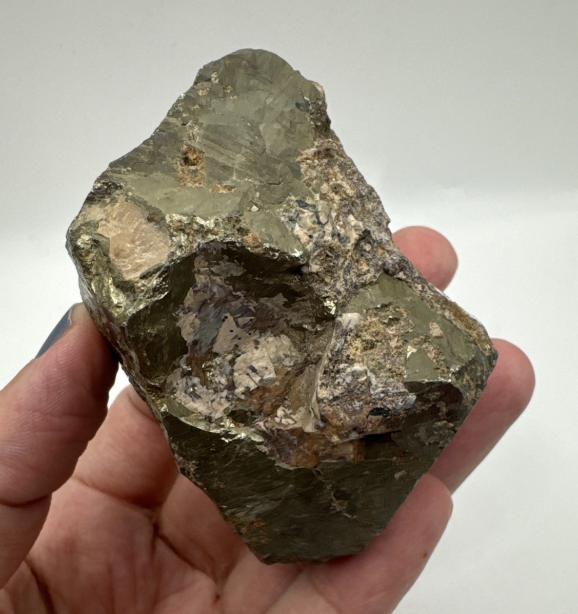 Pyrite Octahedron from Stevens Pass, Snohomish County, Washington USA