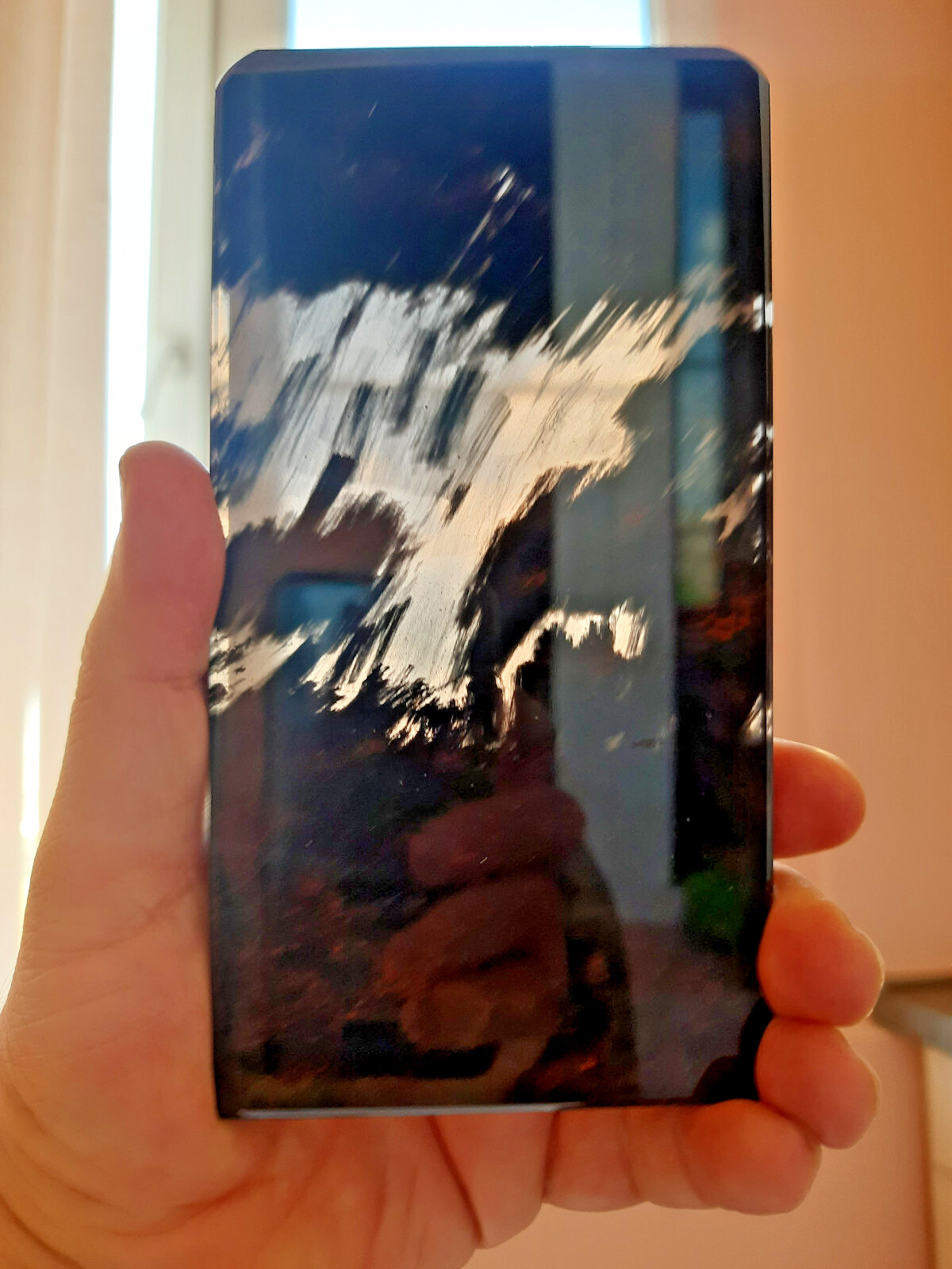 Natural Obsidian (volcanic glass) 170x90x11 cm. Multicolor from Armenia.