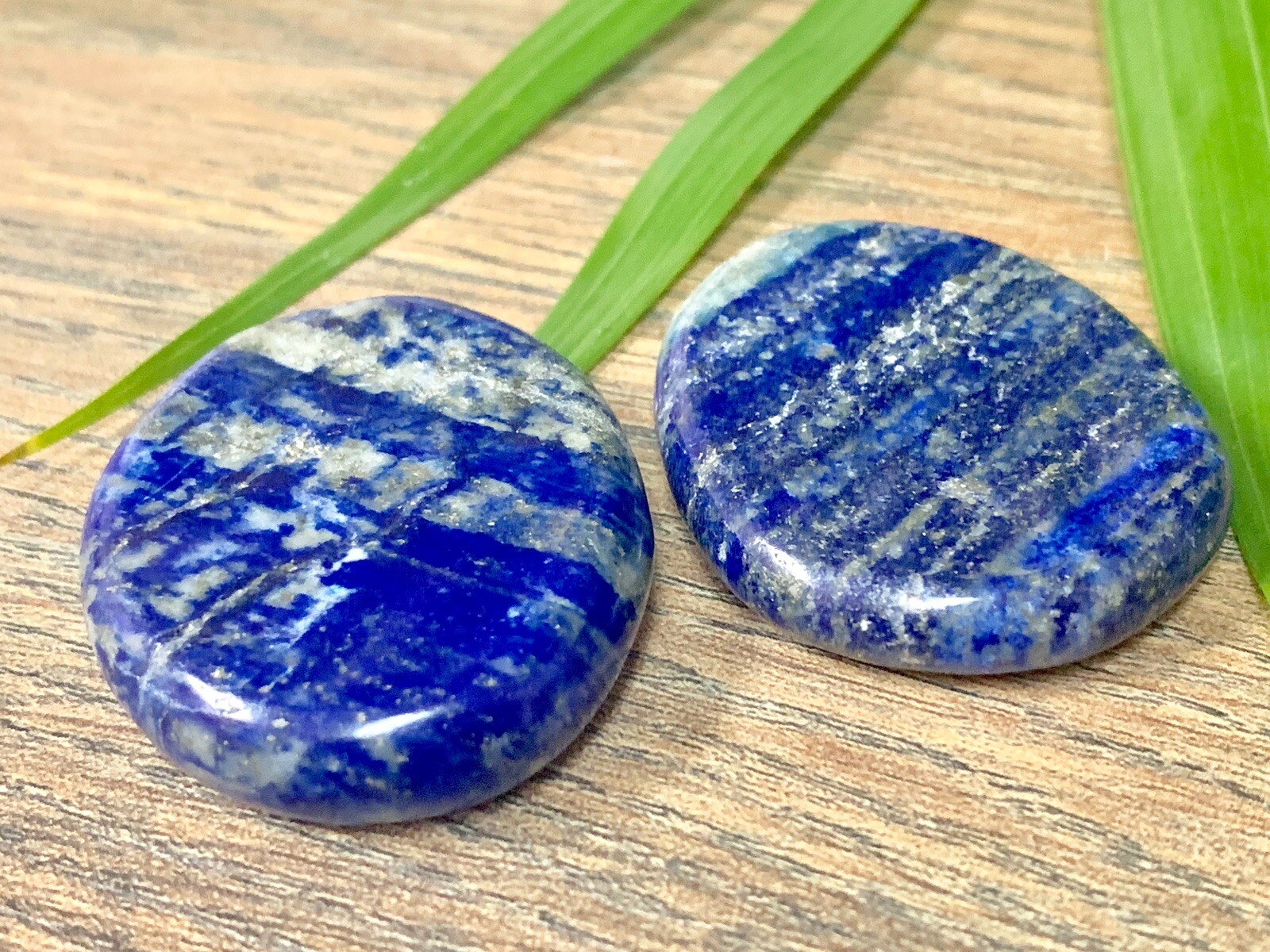 Lapis Palm Stone Soap Lapis Lazuli Smooth Stone Flat Specimen Reiki Chakra