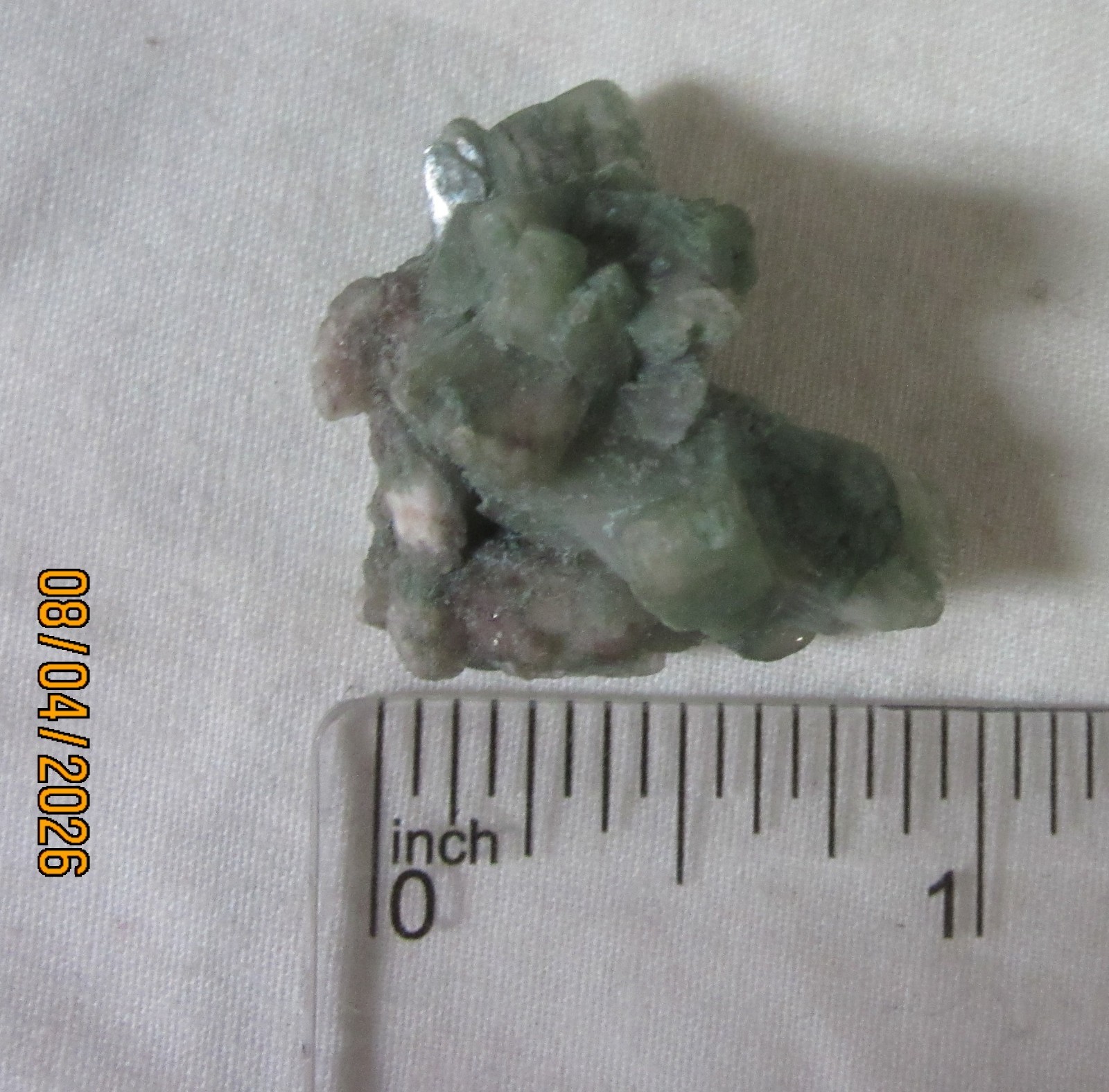 Green Heulandite Mineral 1.0″ Cluster Collectible GHMCC-1