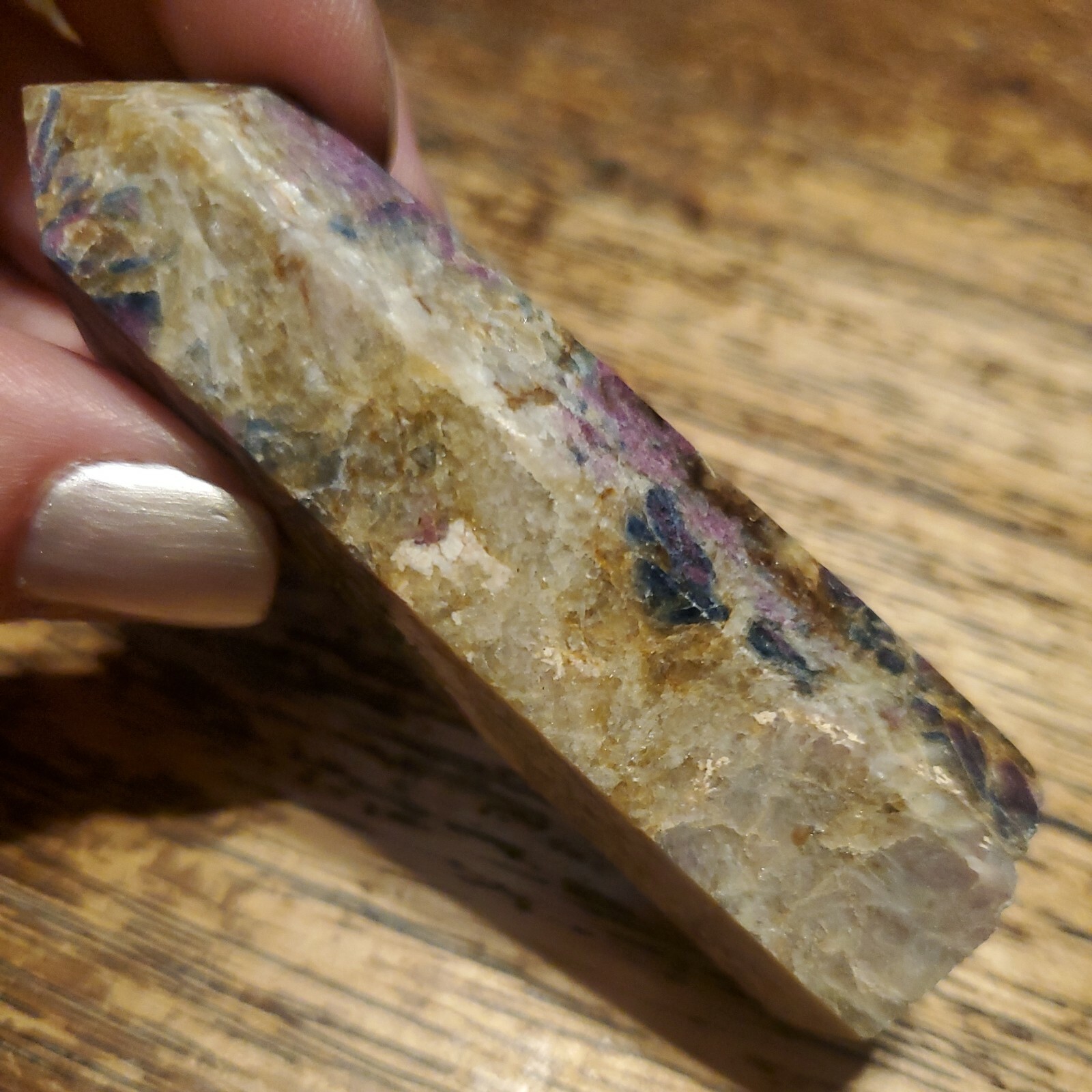 Ruby in Kyanite Crystal Tower Point 3.01in tall, 74g