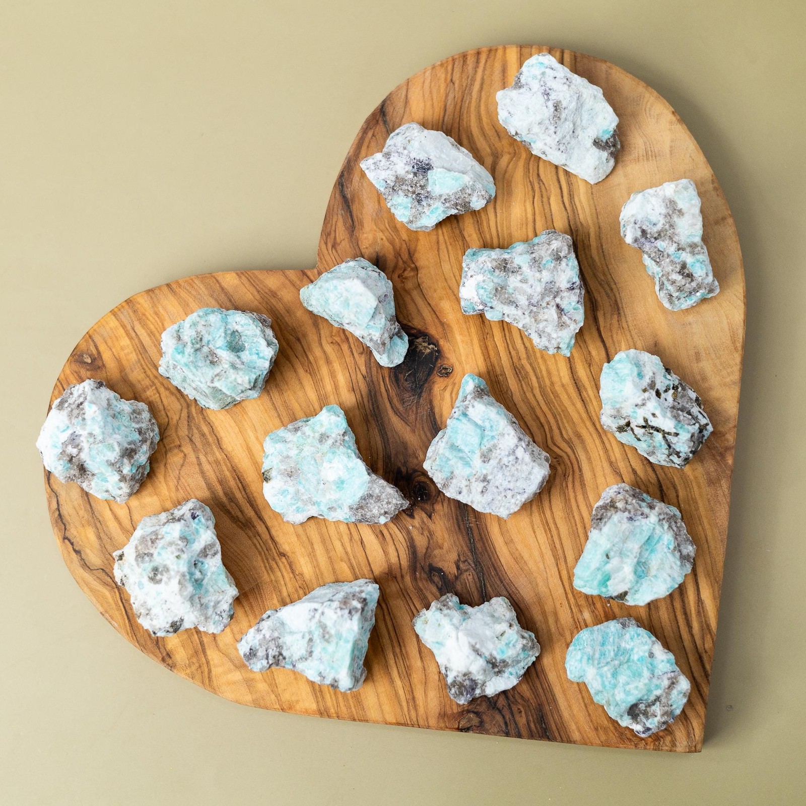 Amazonite Raw Stone Natural Crystal Rough Mineral Specimen Decor Gift 1-1.5″