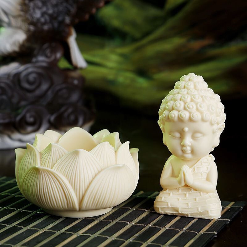 AA 3“+ Natural Genuine Tagua Nut Hand Carved Buddha Decoration reiki healing 1PC