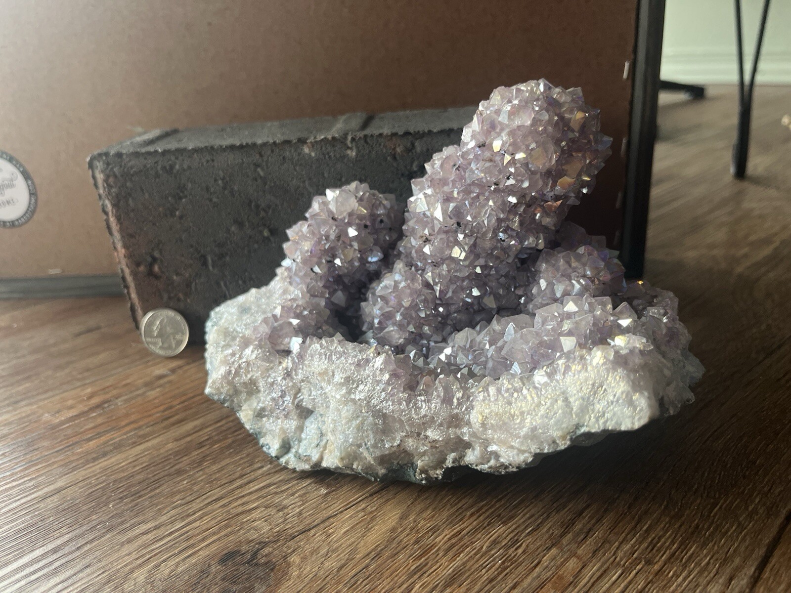 Angel Aura Amethyst Cluster