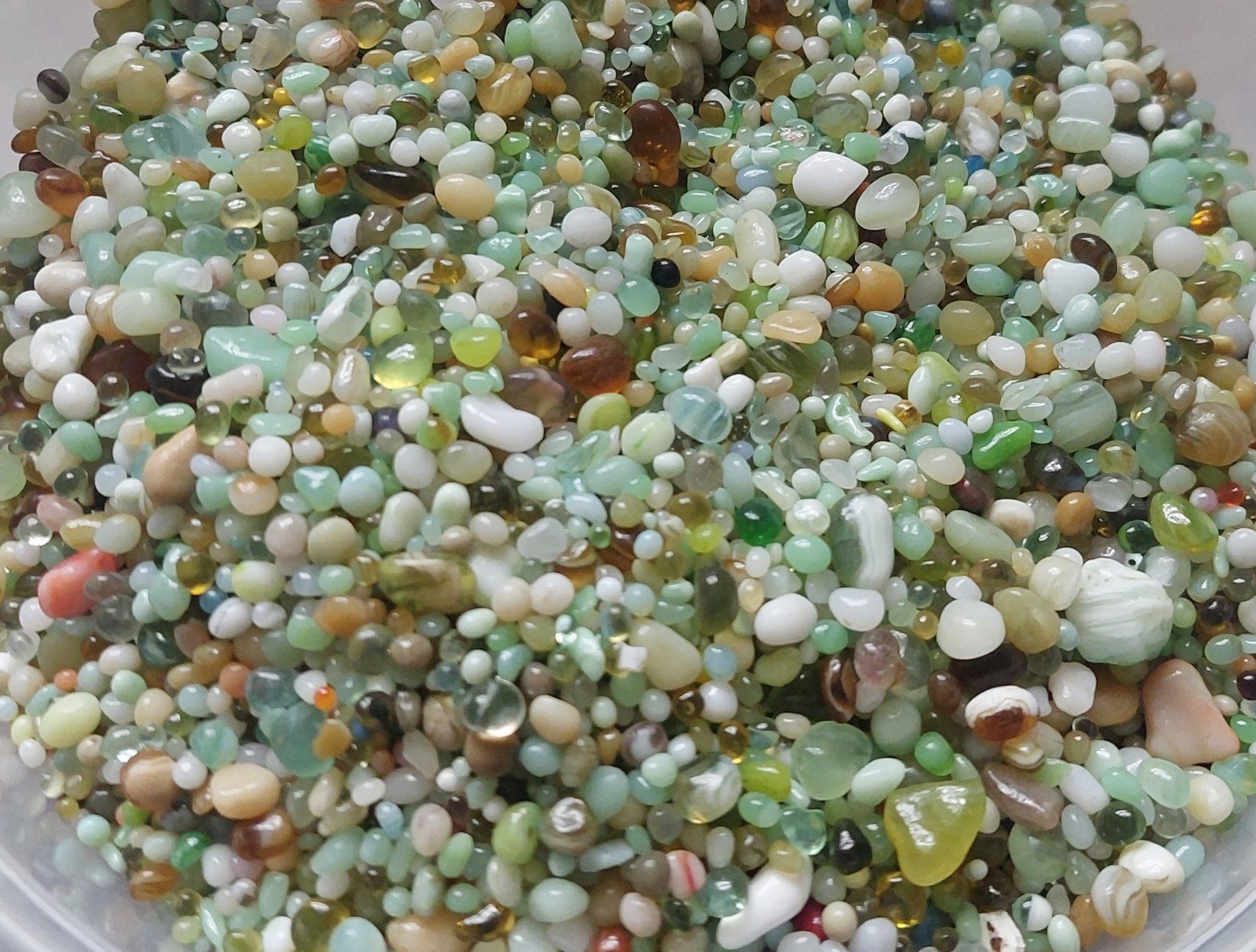 Mixed Tumbled Gemstones Crystal Chip Healing Stones Craft Jar Fill Terrarium 4oz