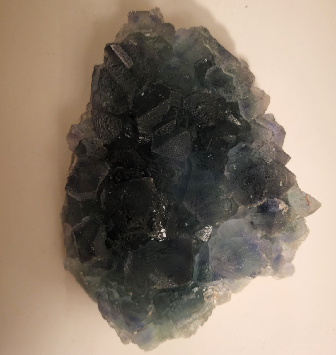 Green Fluorite Cluster Crystal Raw Cube Really Nice! Gemstone Mineral Specimen