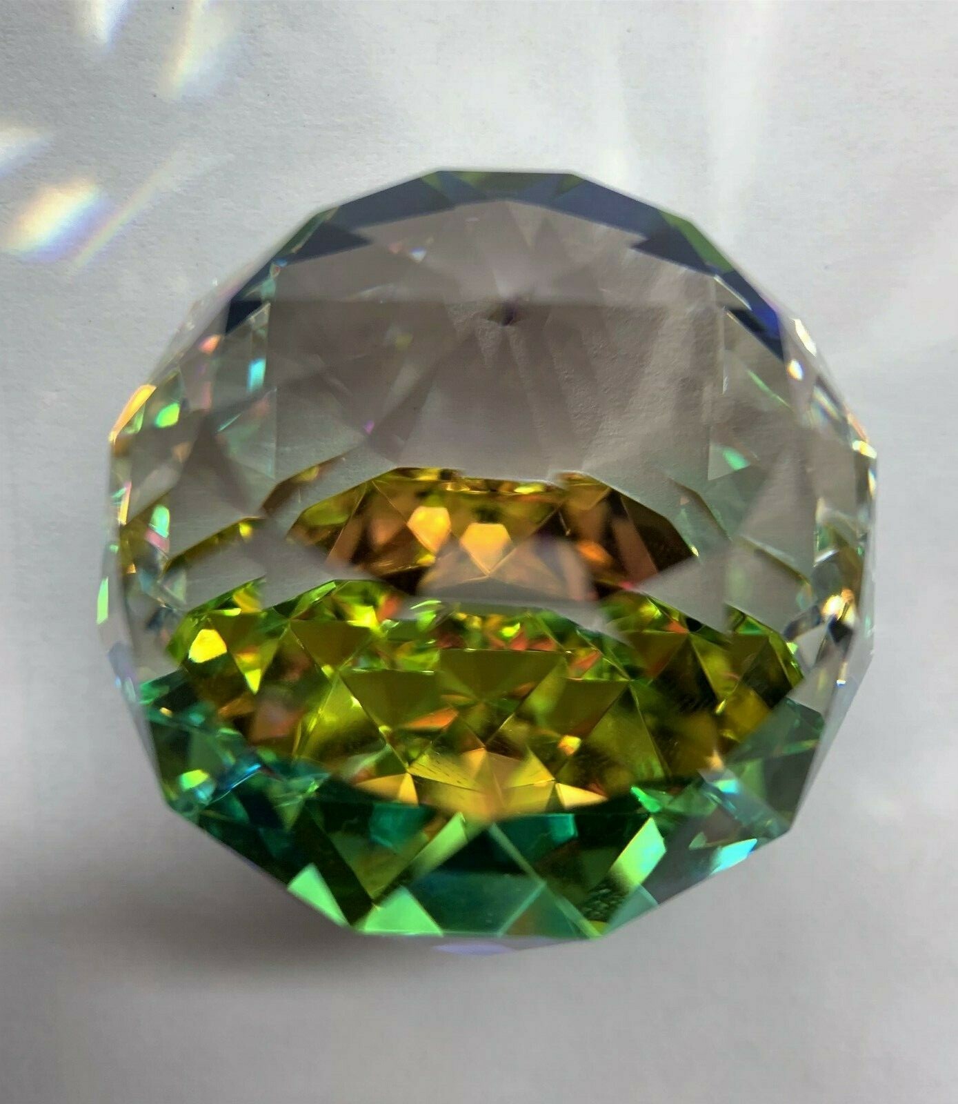 Faceted Crystal Ball/ Paperweight 20 mm Lot of 6 Pieces