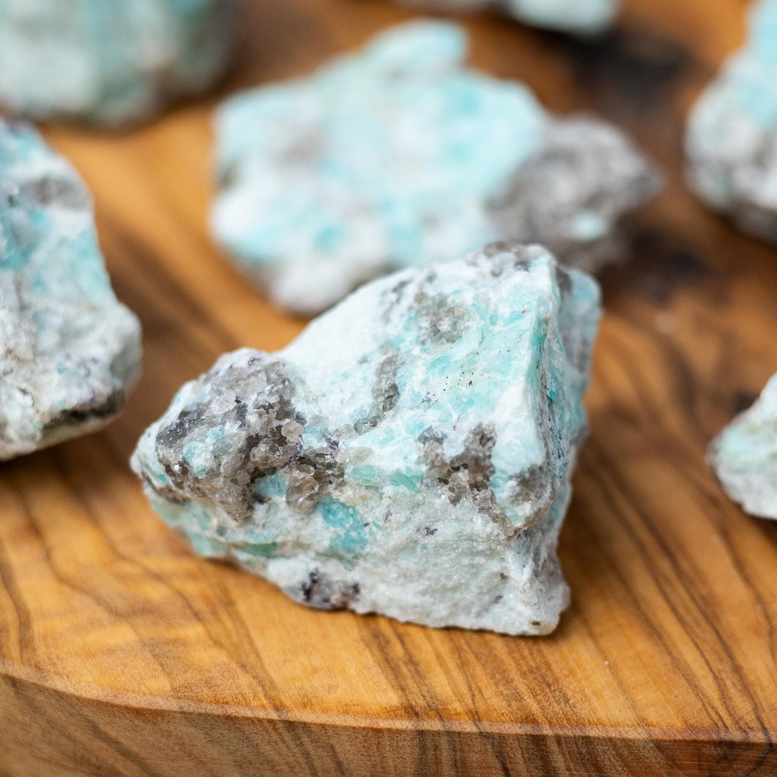 Amazonite Raw Stone Natural Crystal Rough Mineral Specimen Decor Gift 1-1.5″