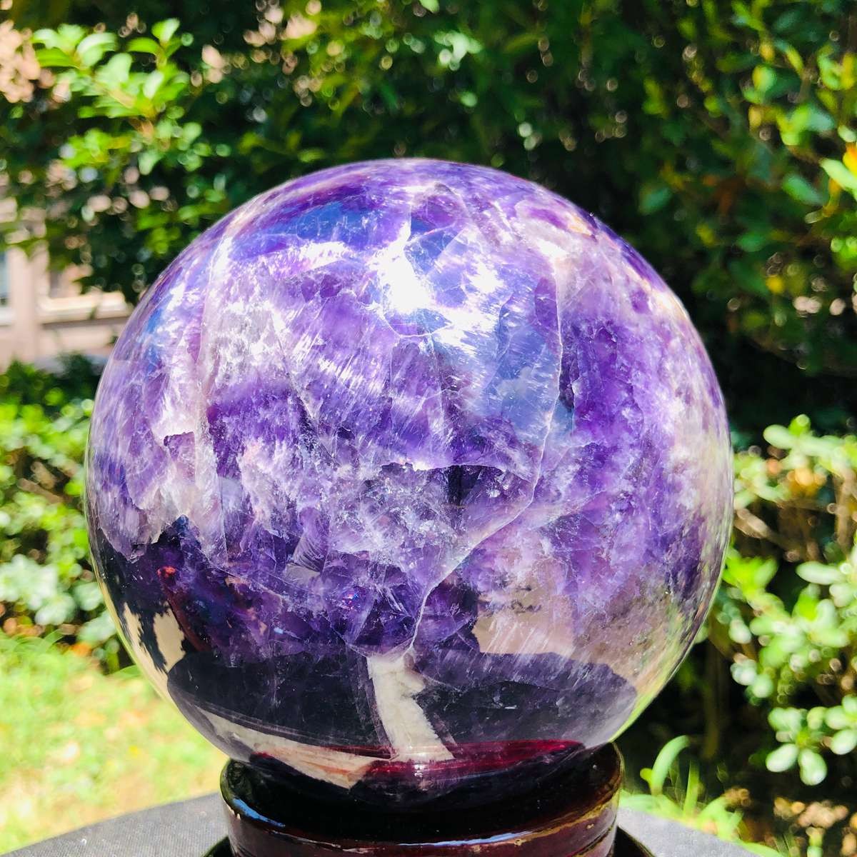 7.96LB Natural dream amethyst sphere quartz polished ball healing decor gift