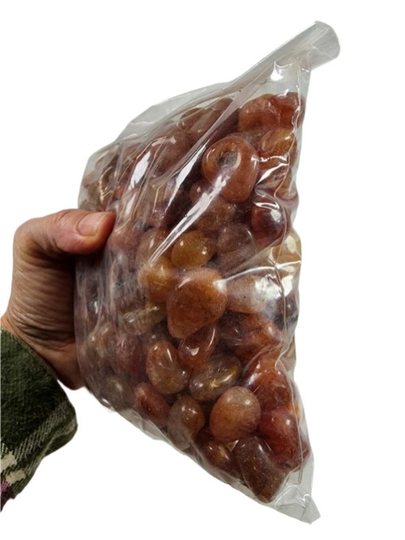 Carnelian Agate Polished Stone Lot Madagascar 2.2lbs (1 Kilo).