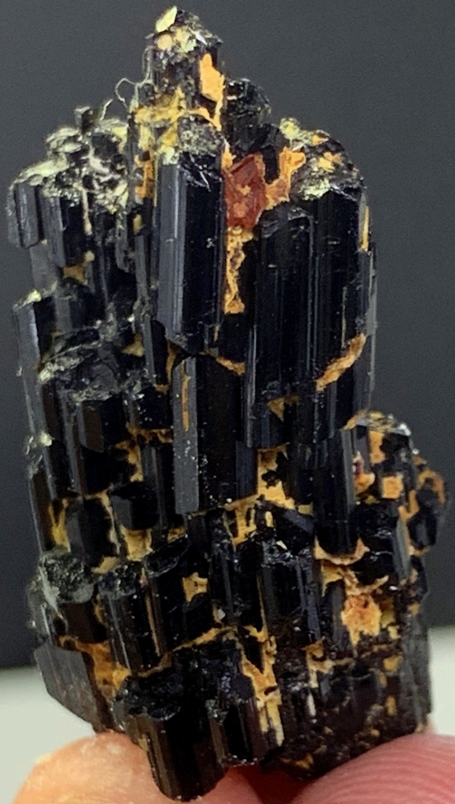 11 Grams Natural Red Garnet On Schorl Tourmaline Crystal From Skardu Pakistan