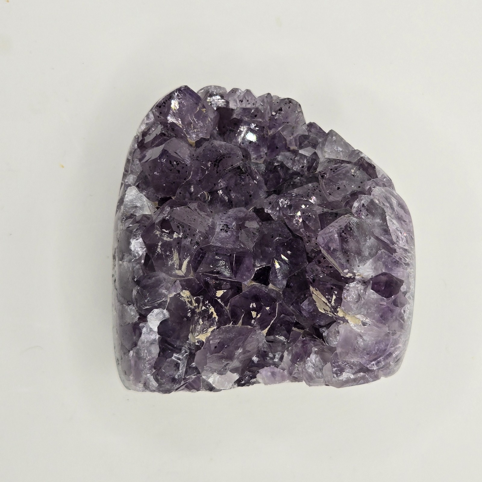 Polished Cut Base Geode Natural Specimen Amethyst Crystal Cluster