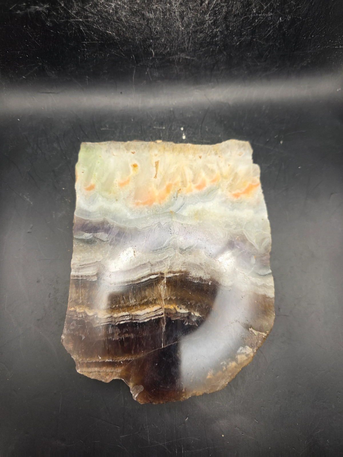 Florite slab! 1.4 pounds, 5.5 inches tall, 4.5″ wide