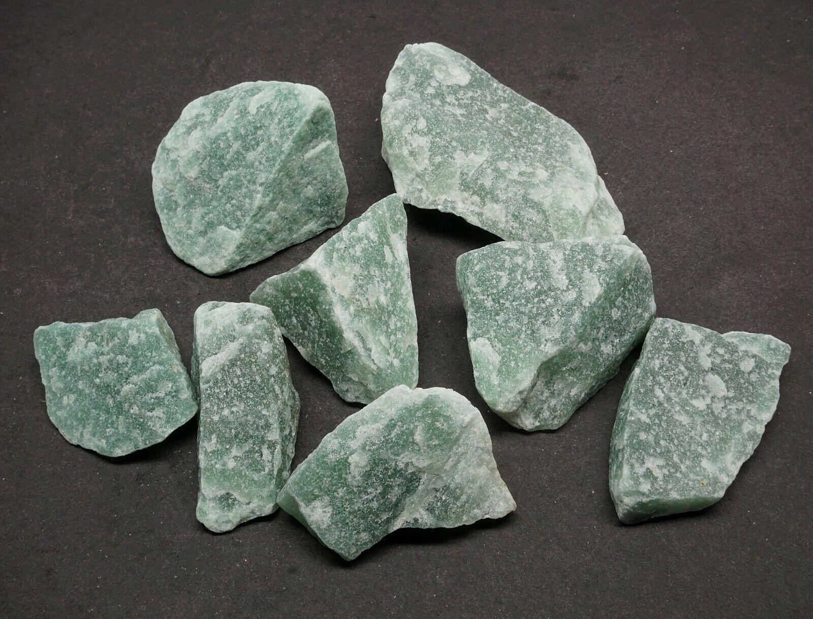 Aventurine Collection 1/2 Lb Natural Green Quartz Large Mica Mineral Specimens