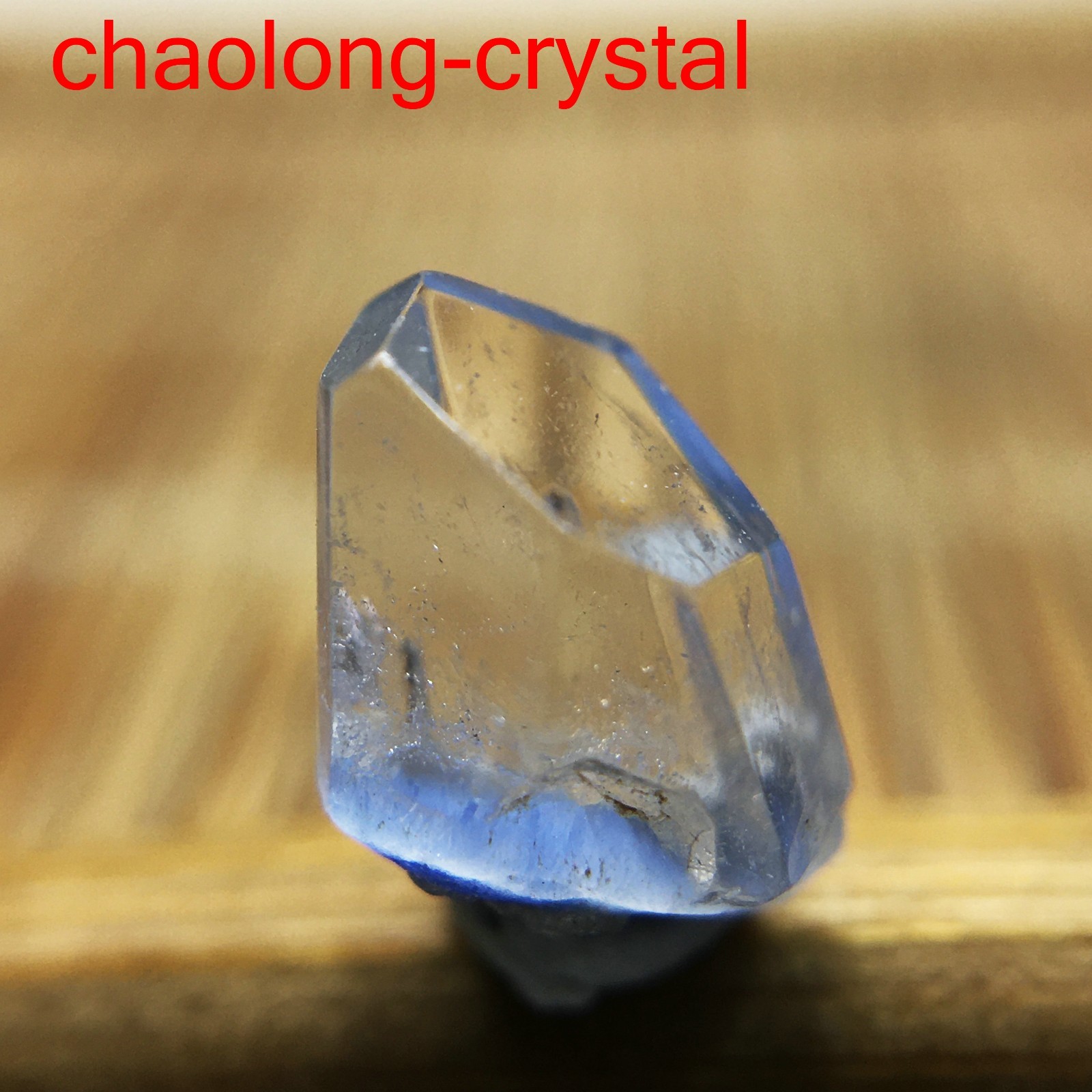 1Ct Very Rare NATURAL Beautiful Blue Dumortierite Quartz Crystal Specimen 1282